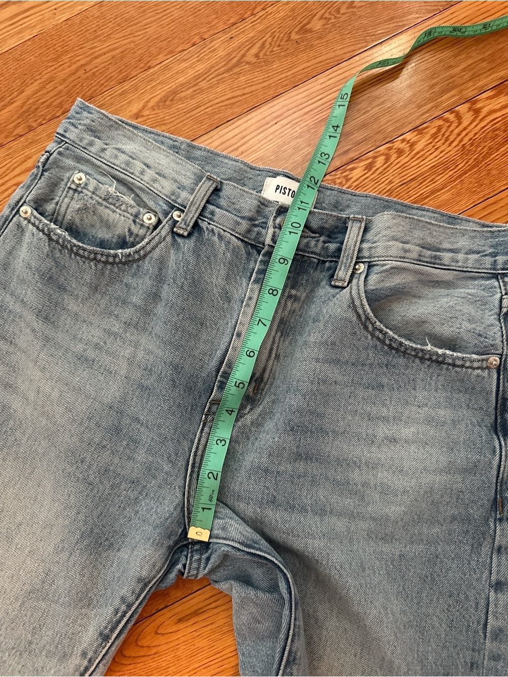 Pistola Lexi Mid-Rise Bowed Straight Jeans - Picture 4 of 7